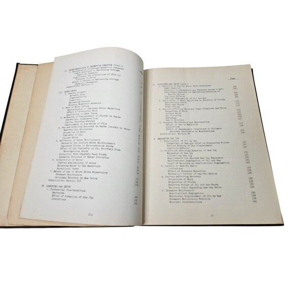 Humble Oil & Refining Company Principles Of Reservoir Behavior Hardcover 1940 - Picture 9 of 16